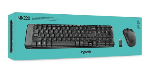 Imagen 2 de 3 de Combo Wireless Logitech Mk 220 Teclado+mouse Inalambrico