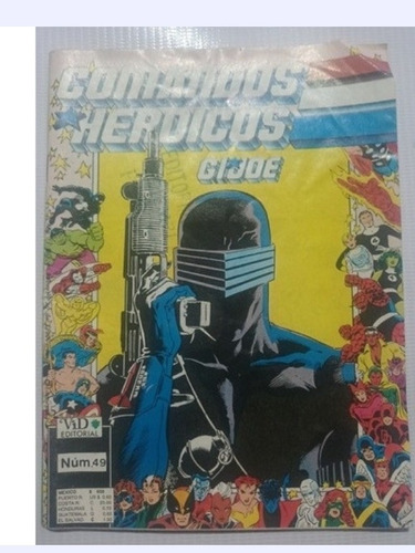 Lote De Cómics Gi Joe Vintage 4 Consecutivos 49-52