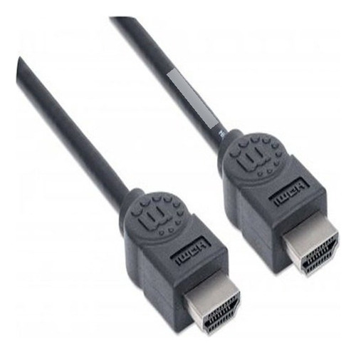 Cable Hdmi Macho A Macho Manhattan Color Negro De 3 Metros 3