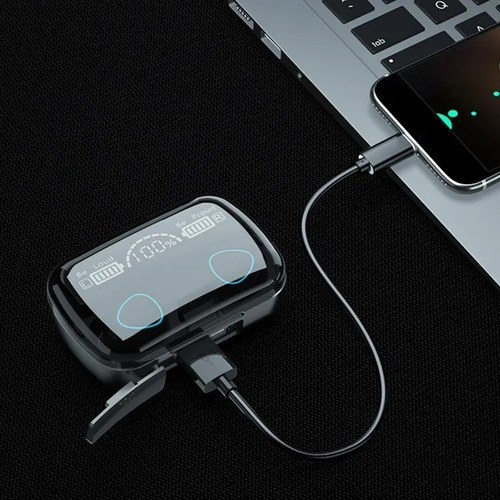 Audífonos In-ear Inalámbricos Bluetooth M10 Negro Color De