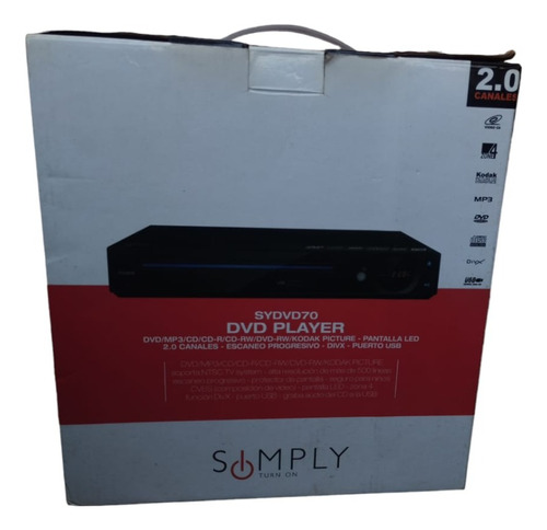 Reproductor Dvd Simply Lector Usb 