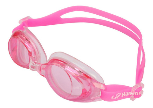 Óculos De Natação Adulto Proteção Uv E Tira Dupla Hammerhead Cor Rosa