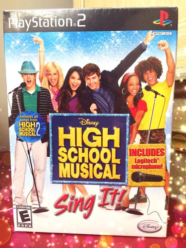 Videojuego Disney High School Musical Con Microfono Ps2
