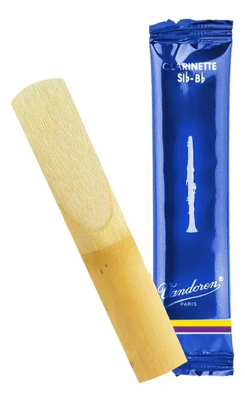 2 Palheta Clarinete Vandoren Tradicional 1 1,5 2 2,5 3 3,5 4 Número Da Palheta 2,5