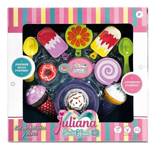 Juliana Set De Helados Y Donas Sweet Home Cod Jul066