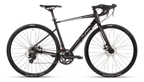 Bicicleta Ruta R700 Turbo Technik 14v Aluminio Disco Negro Color Negro gloss Tamaño del cuadro M