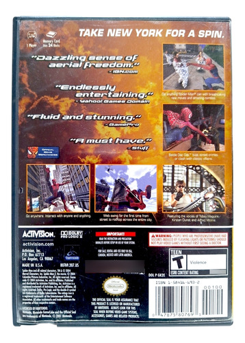 Spider Man 2 Nintendo Game Cube (Reacondicionado)
