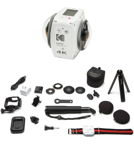 Kodak Pixpro Orbit360 4k Vr Camera - Satellite Pack Com Nfe