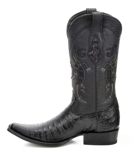 Botas cuadra de caiman hot sale