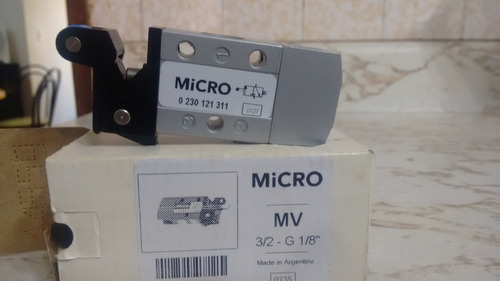 Electrovalvula Micro Mv-3/2-g 1/8 . Ver Descripcion
