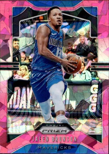 Panini Prizm Prizms Pink Ice 78 Jalen Brunson Dallas Maveric