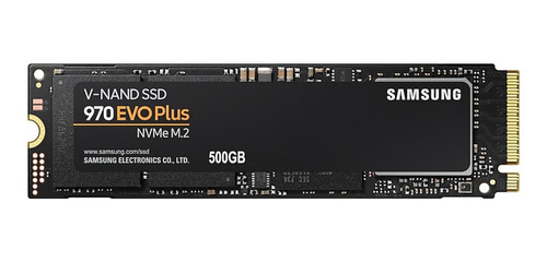 Disco sólido SSD interno Samsung 970 EVO Plus MZ-V7S500 500GB negro