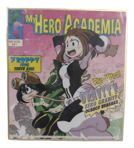 Litografía Ochako Uraraka & Tsuyu My Hero Academia Bandai