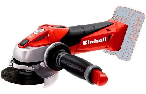 Amoladora Angular Einhell Te-ag 18 Li + Cargador + Bat 2.5a