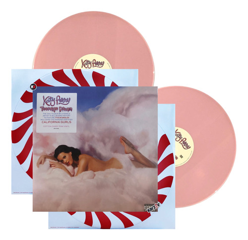 Katy Perry Teenage Dream Rosa Candy Pink 2 Lp Vinyl