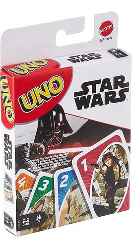 Jogo De Cartas Uno Star Wars Matching Com 112 Cartas