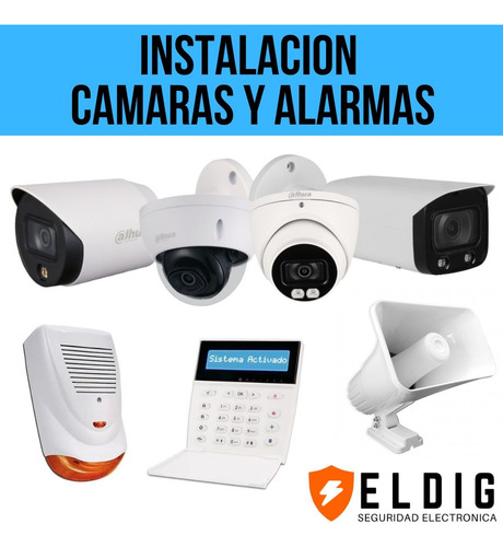 Instalación Cámaras, Alarmas, Cerco De Seguridad Zona Oeste