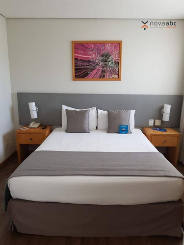 Imagem 9 de 25 de Flat Com 1 Dormitório À Venda, 40 M² Por R$ 250.000,00 - Centro - Santo André/sp - Fl0004