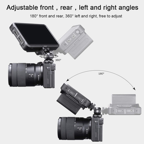 Imagen 8 de 10 de Cabezal Zapata Bola Montura Monitor Luz Mic Uurig R015
