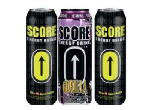 Score Energy Drink O Gorilla 500cc  (3 Unidades)-super