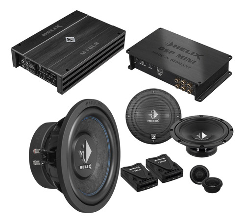 Kit Audio Entry Level Completo Helix Tecnología Alemana