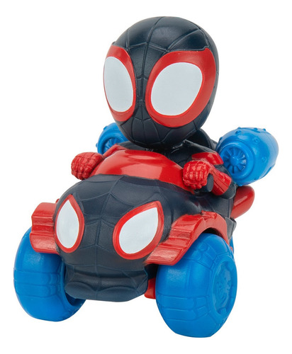 Spidey - Mini Veículo Miles Morales De 6cm