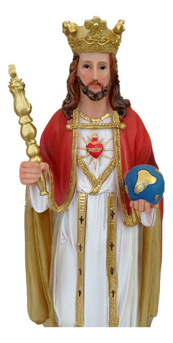 Imagem Cristo Rei 30 Cm - Resina