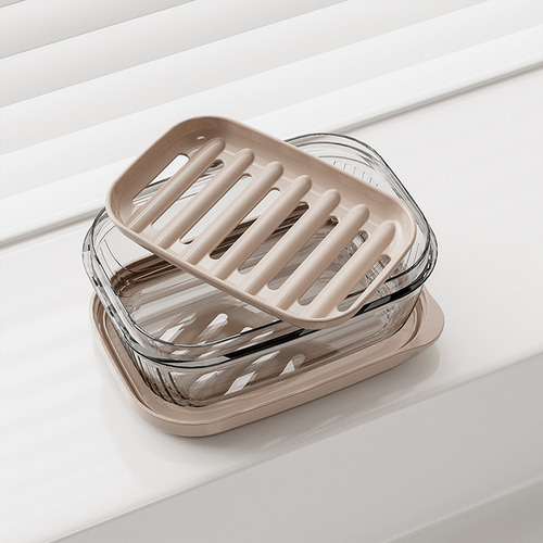 Estuche De Jabón Para Viaje, A Prueba De Fugas, Con Tapa, Po