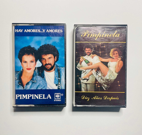 Cassette X2 Pimpinela.hay Amores Y Amores,diez Años Después.