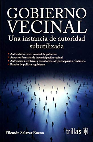 Libro Gobierno Vecinal De Filemón Salazar Bueno Ed: 1