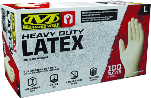 Mechanix Wear D04-00-010-100 - Guantes Desechables De Látex