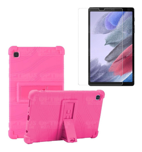 Kit Vidrio Forro Tablet Para Samsung A7 Lite 2021 Antigolpes