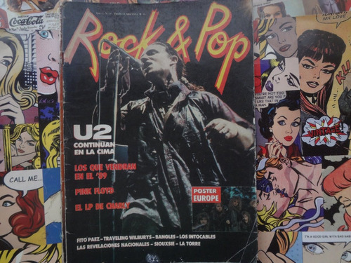 Rock & Pop #29 1988 Charly Garcia Pink Floyd U2 Fito Paez