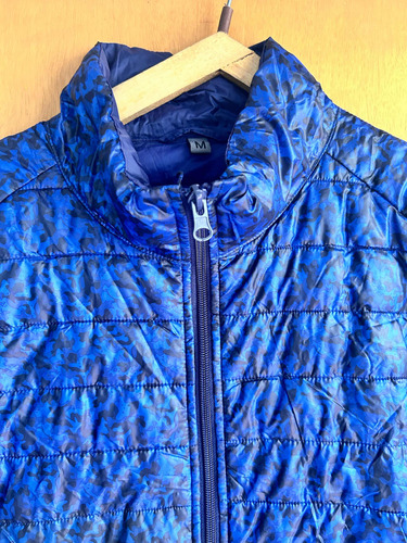 Campera Ultraliviana Cama Falda Azul , Talle Amplio