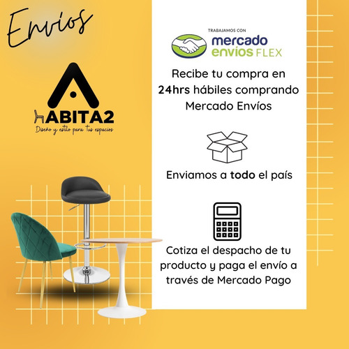 Imagen 6 de 6 de Silla De Comedor Velvet Terciopelo Patas Doradas