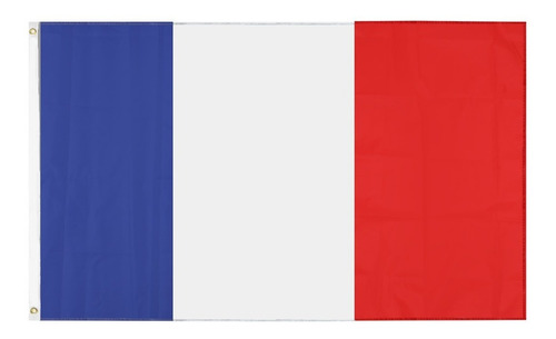 Bandera De Francia De Poliéster Medida De 90 X 150 Cm