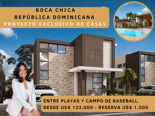 Proyecto De Villas En Boca Chica, A 5 Minutos De La Playa