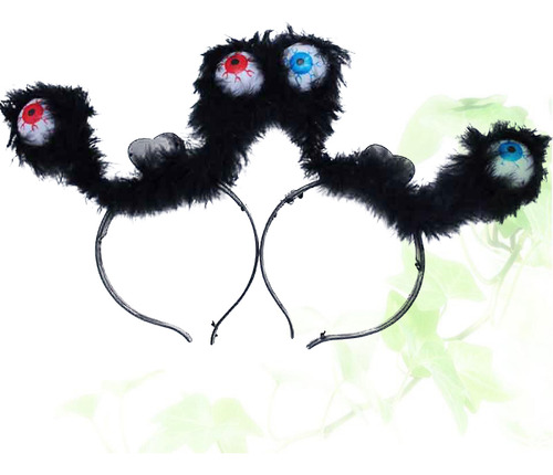 Faixa De Cabelo Luminosa De Halloween, 3 Peças De Cor Aleató