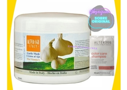 Mascarilla Ajo Alter Ego Regalo - mL a $236