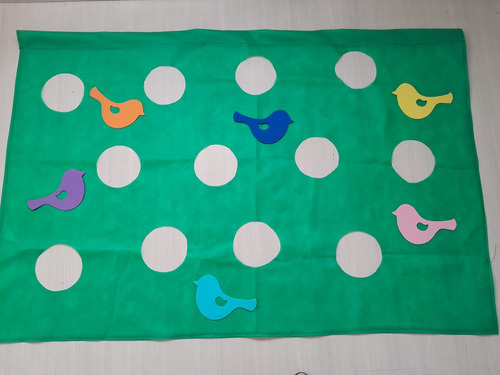 Cortina Didáctica Con Agujeros, Jardin Maternal, Juegos