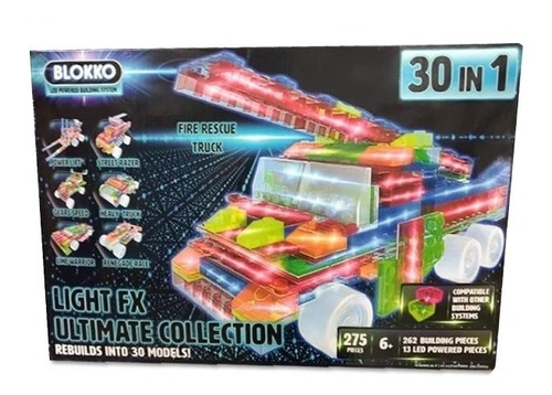 Armatodo Carros 30 En 1 Led Blokko 150134