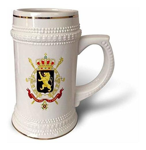 Tazas Cerveza 3drose Escudo De Armas De Bélgica - Taza Stei