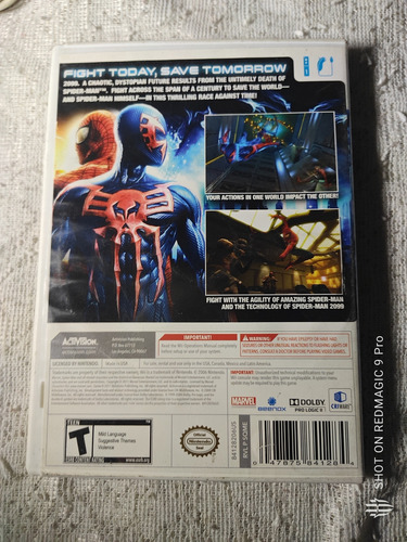 Spiderman Edge Of Time Wii (Usado)
