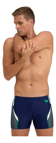 Traje De Baño Tipo Boxer Hombre Break Azul Arena