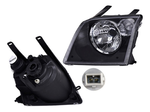 Faro Depo C/cuarto C/parrilla Ford Ecosport 06-07