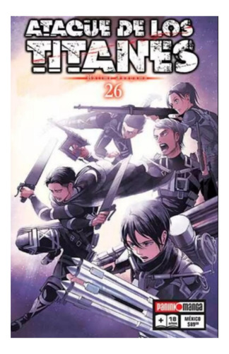 Ataque De Los Titanes Tomo No.26 Panini Anime Español