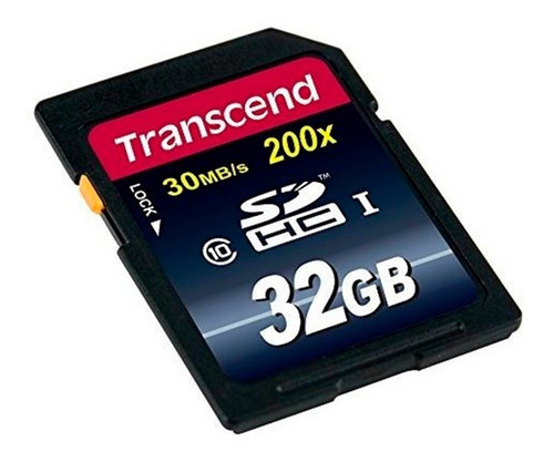Transcend Ts32gsdhc10 - Tarjeta De Memoria Flash 32 Gb, Cla