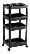 Comprar Ayudante De Peluqueria Dompel Junior Carro Ruedas Barberia Color Negro