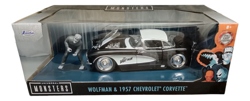 Chevrolet Corvette Y Wolfman, Escala 1/24, Jada, 19cms. 