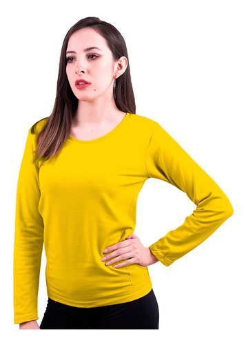 Blusas Para Damas Termica Unitalla Cuello Redondo Afelpada